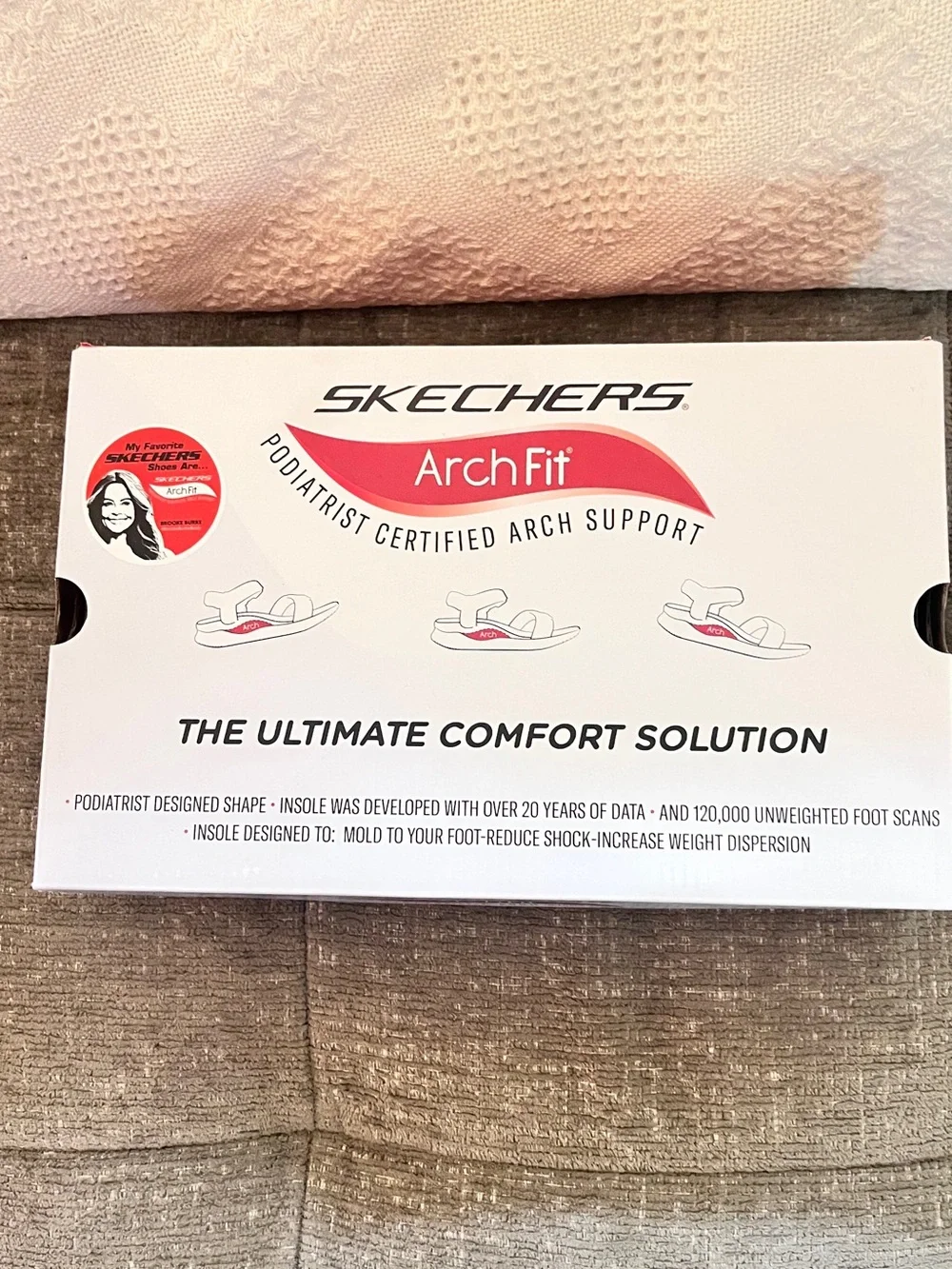 Sketchers Arch Fit Sandals with Wedge Heel